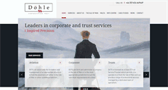 Desktop Screenshot of doehlecorporatetrust.com